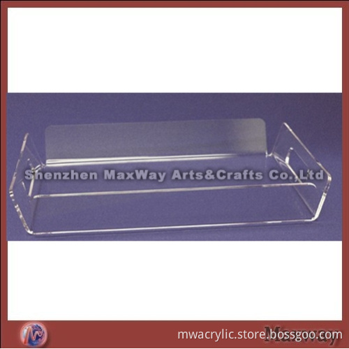 Square Prur Clear High Grade Acrylic Tray